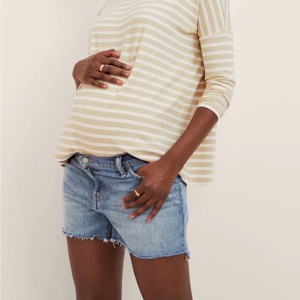 HATCH Cut Off Maternity Short NWOT size 28